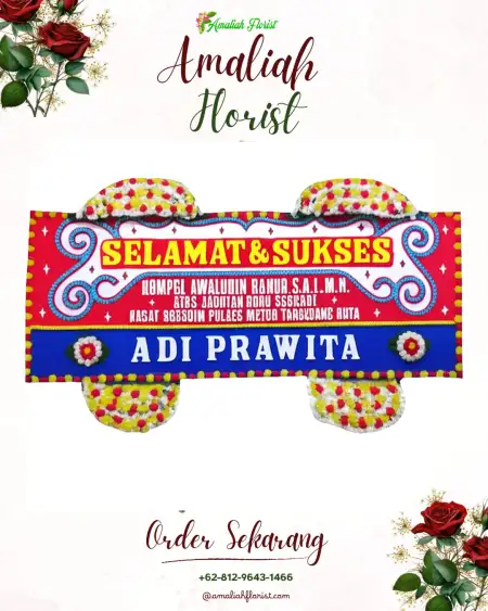 Papan Bunga Ucapan Selamat Ketol